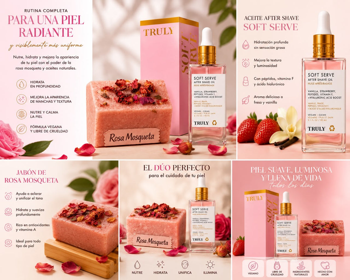 Aceite Truly + Jabón de Rosa Mosqueta GRATIS 🎁 | Oferta Especial